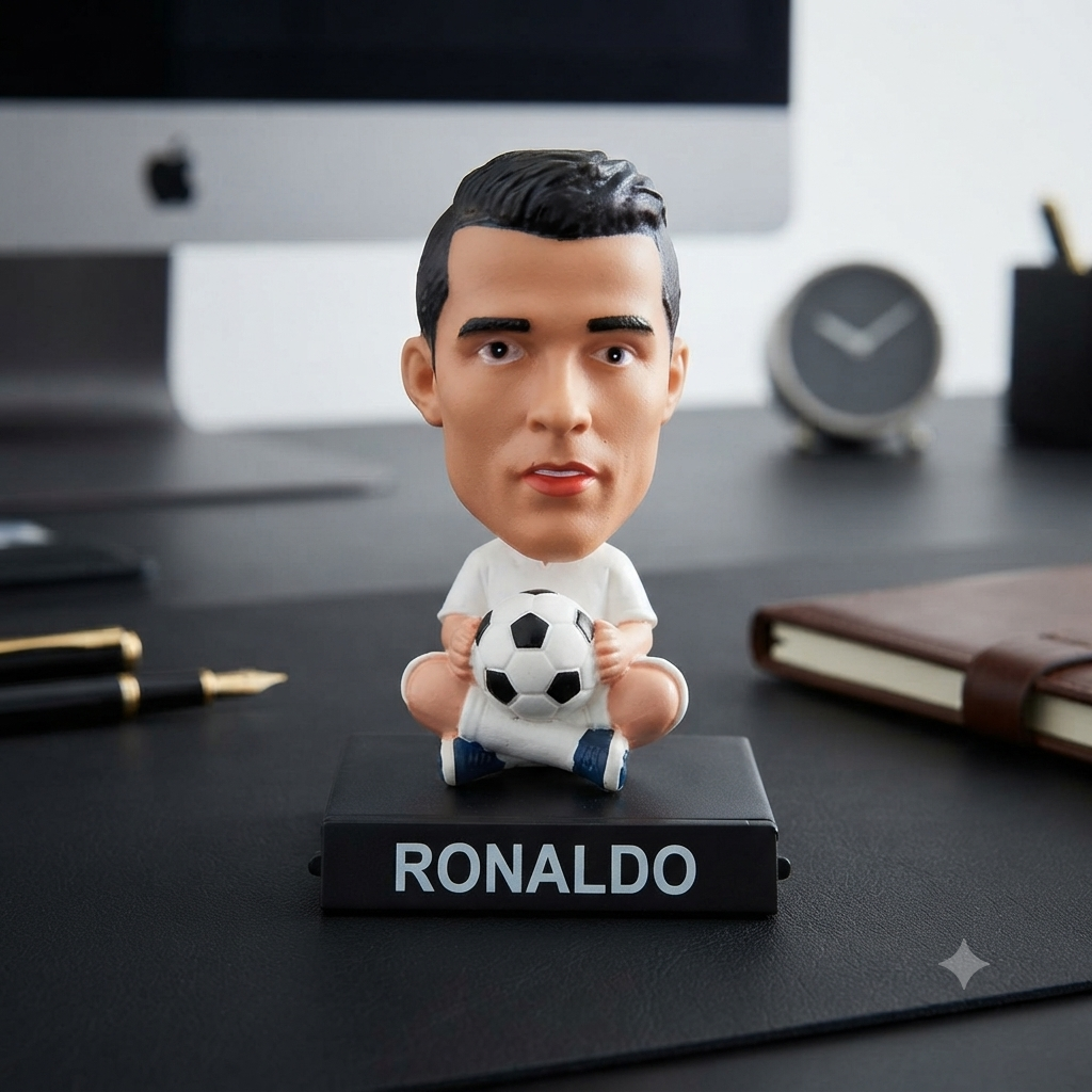 Cristiano Ronaldo Decorative Phone Holder Figure - Image 5
