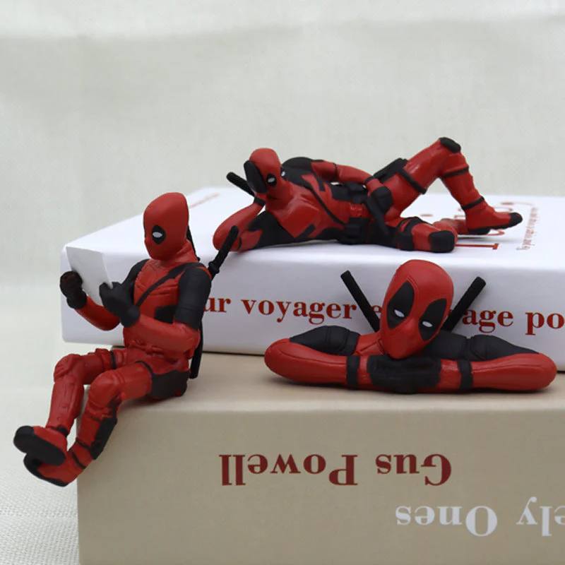 Deadpool 3-Piece Collectible Figure Set - Image 4