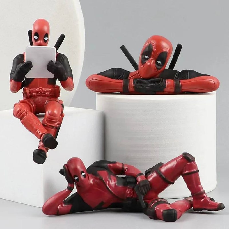 Deadpool 3-Piece Collectible Figure Set - Image 2