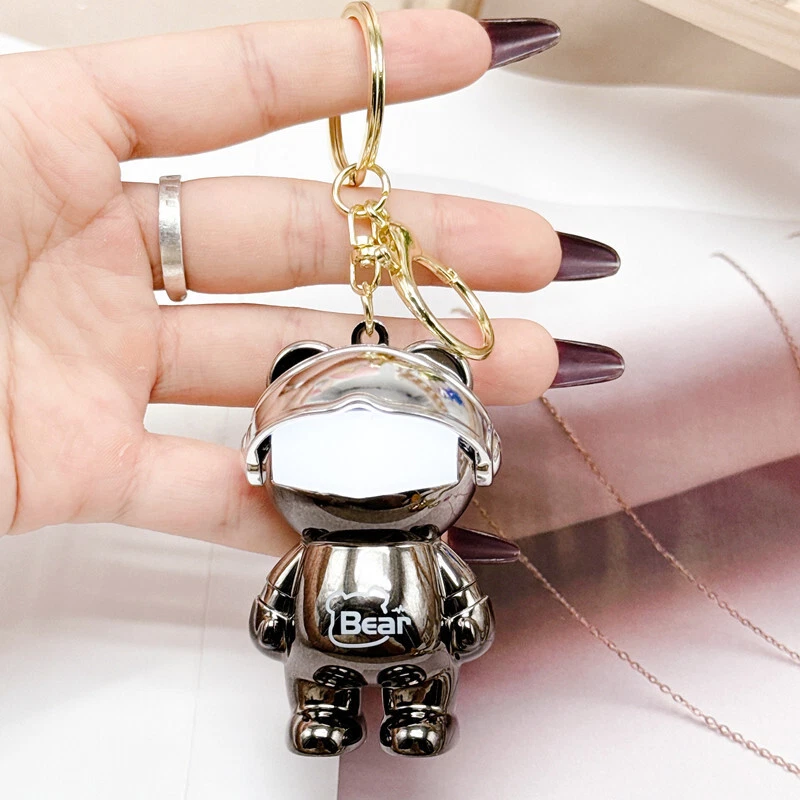 Glowing Bear Keychain