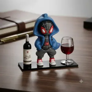 Hooded Spider-Man Decorative Figurine