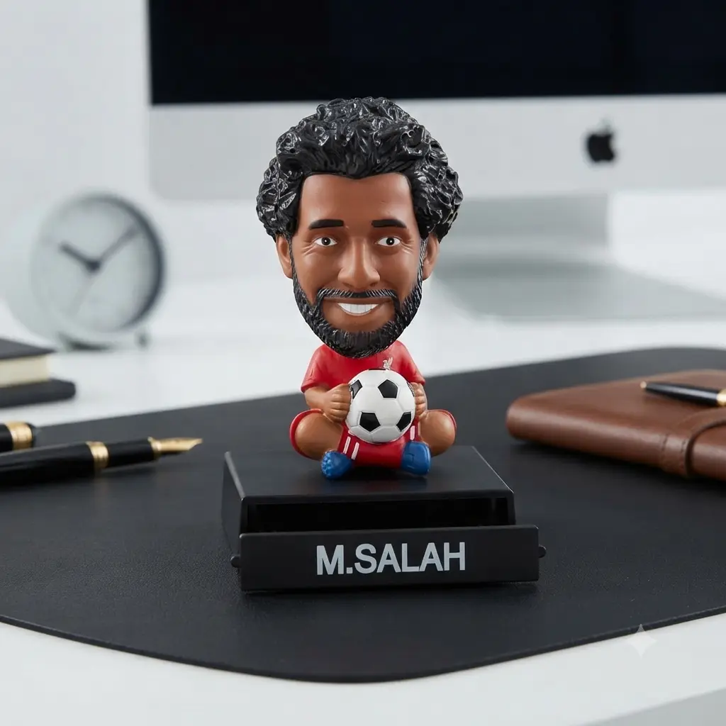 Mo Salah Decorative Phone Holder Figure