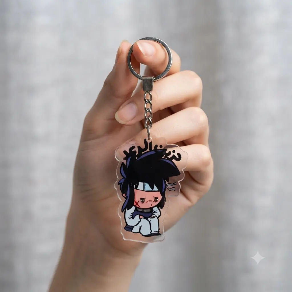 Naruto Sad Rock Lee Keychain