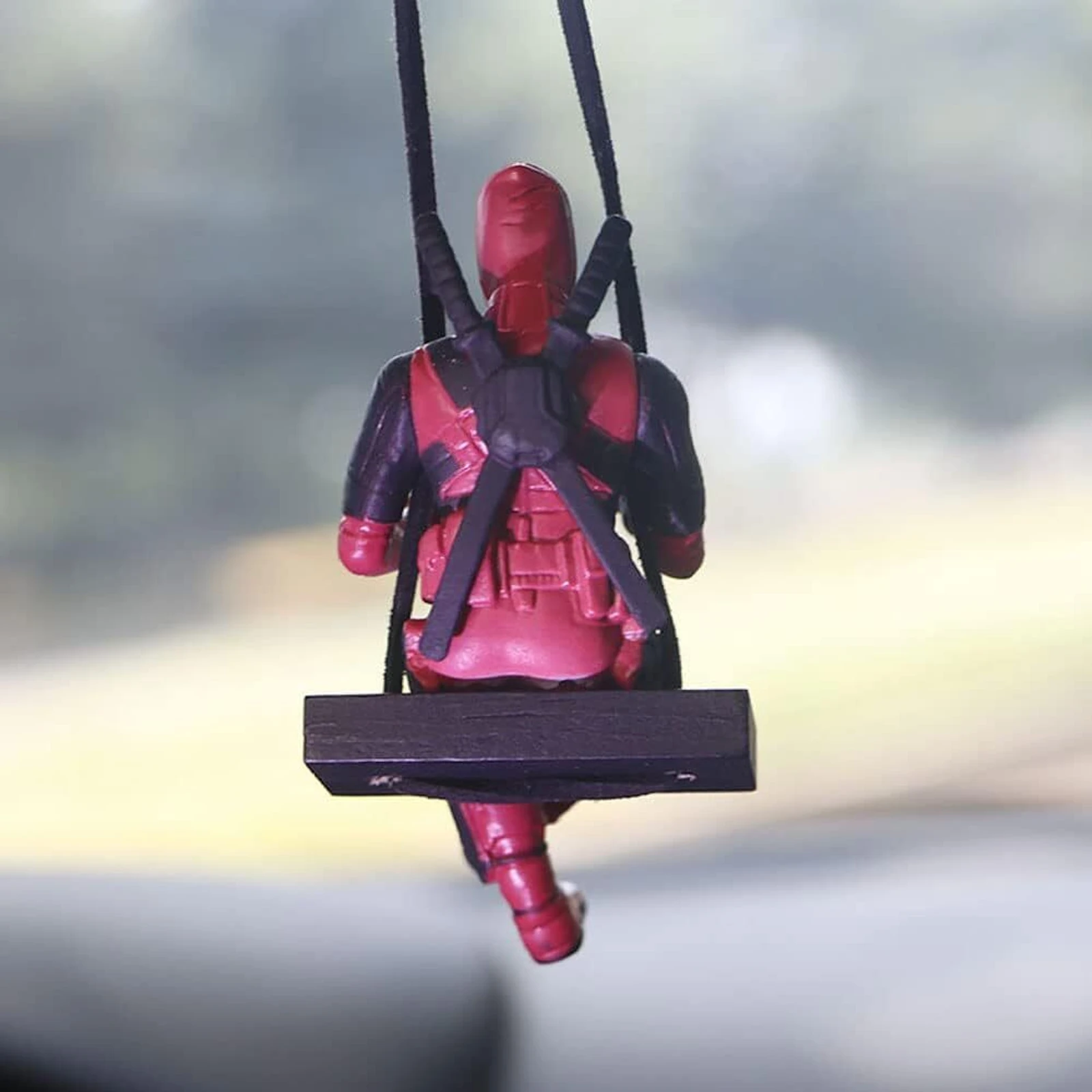 Reading Deadpool Car Hanging Pendant - Image 3