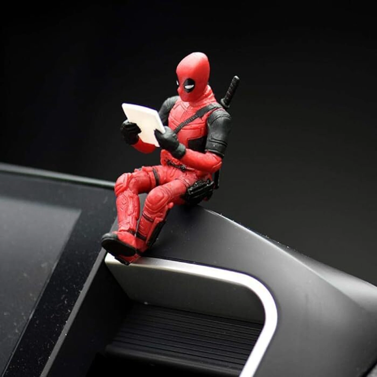 Reading Deadpool Collectible Figure - Image 2