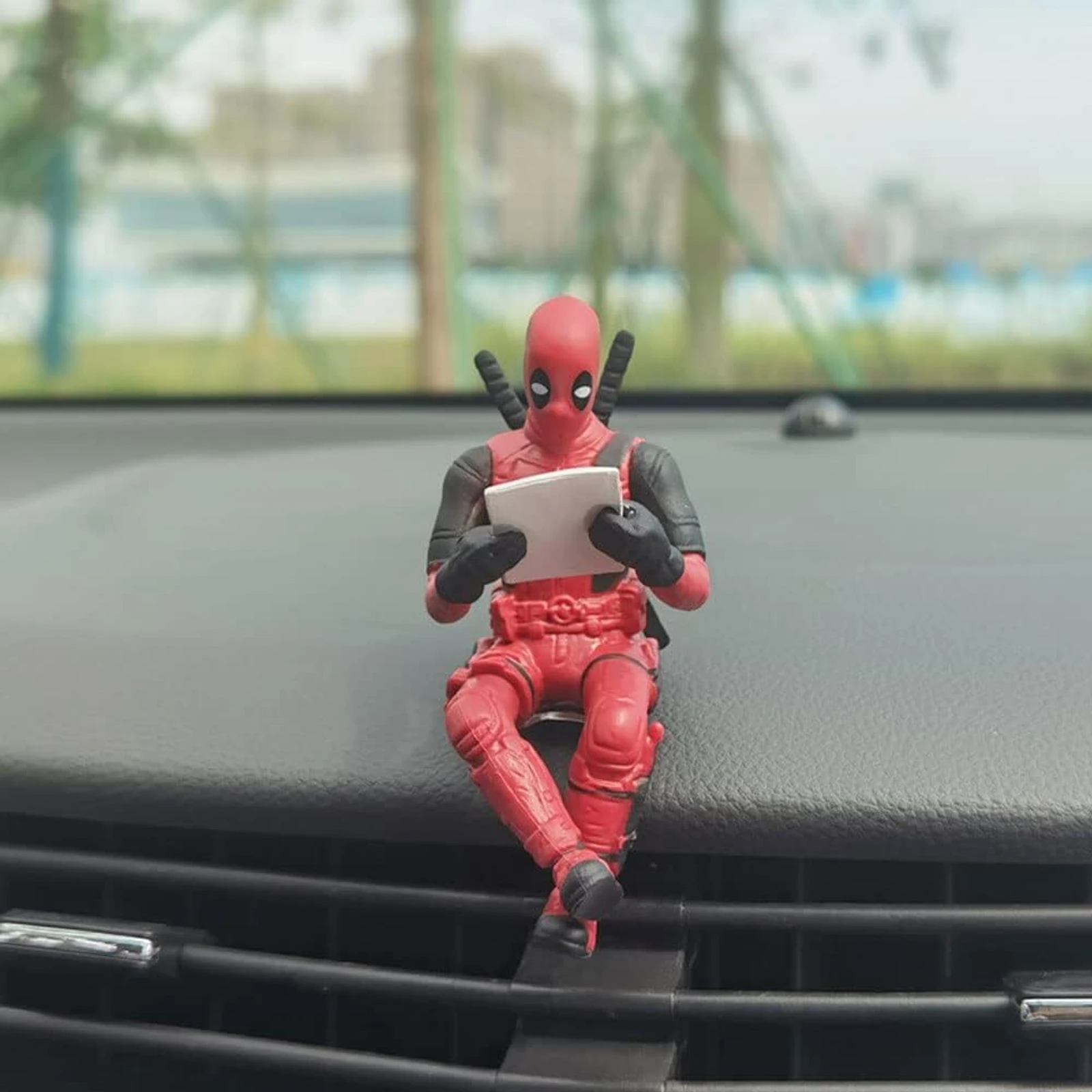 Reading Deadpool Collectible Figure - Image 6