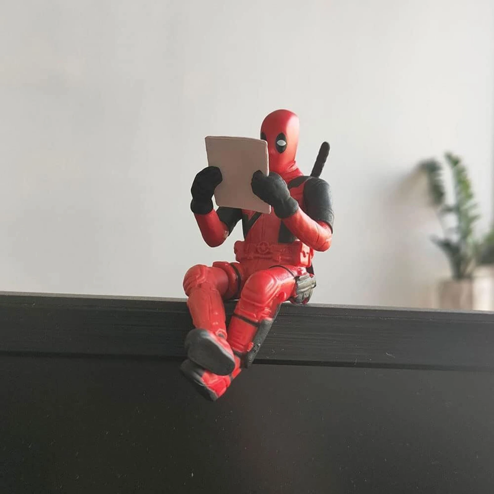 Reading Deadpool Collectible Figure - Image 7