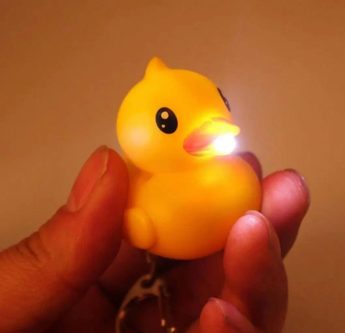 Squeaky Duck LED Flashlight Keychain - Image 4