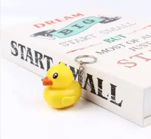 Squeaky Duck LED Flashlight Keychain