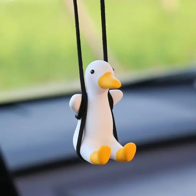 Swinging Duck Car Hanging Pendant