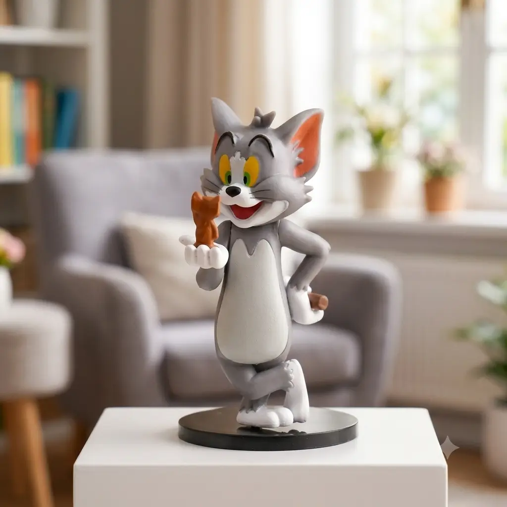 Tom Holding Jerry Collectible Figure - Image 2