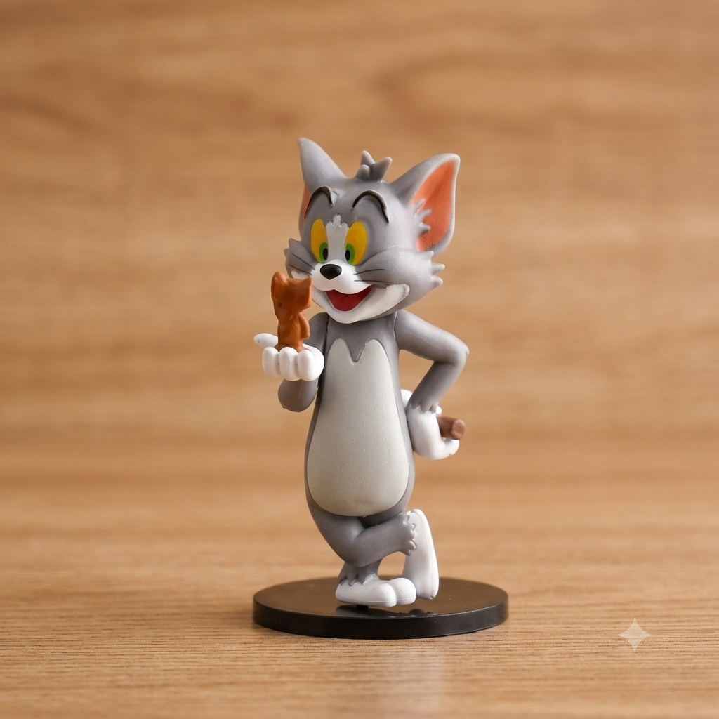 Tom Holding Jerry Collectible Figure - Image 3