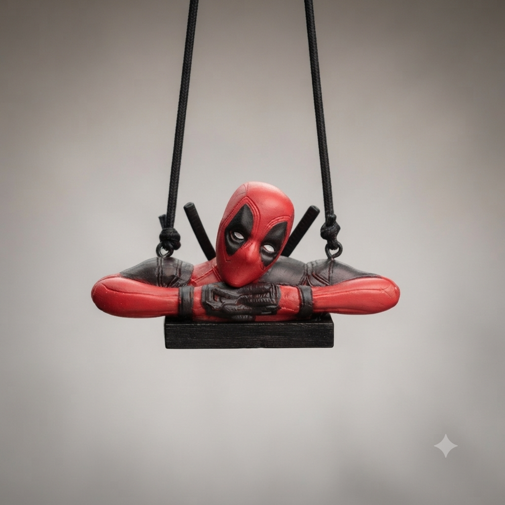 Waiting Deadpool Car Hanging Pendant - Image 3