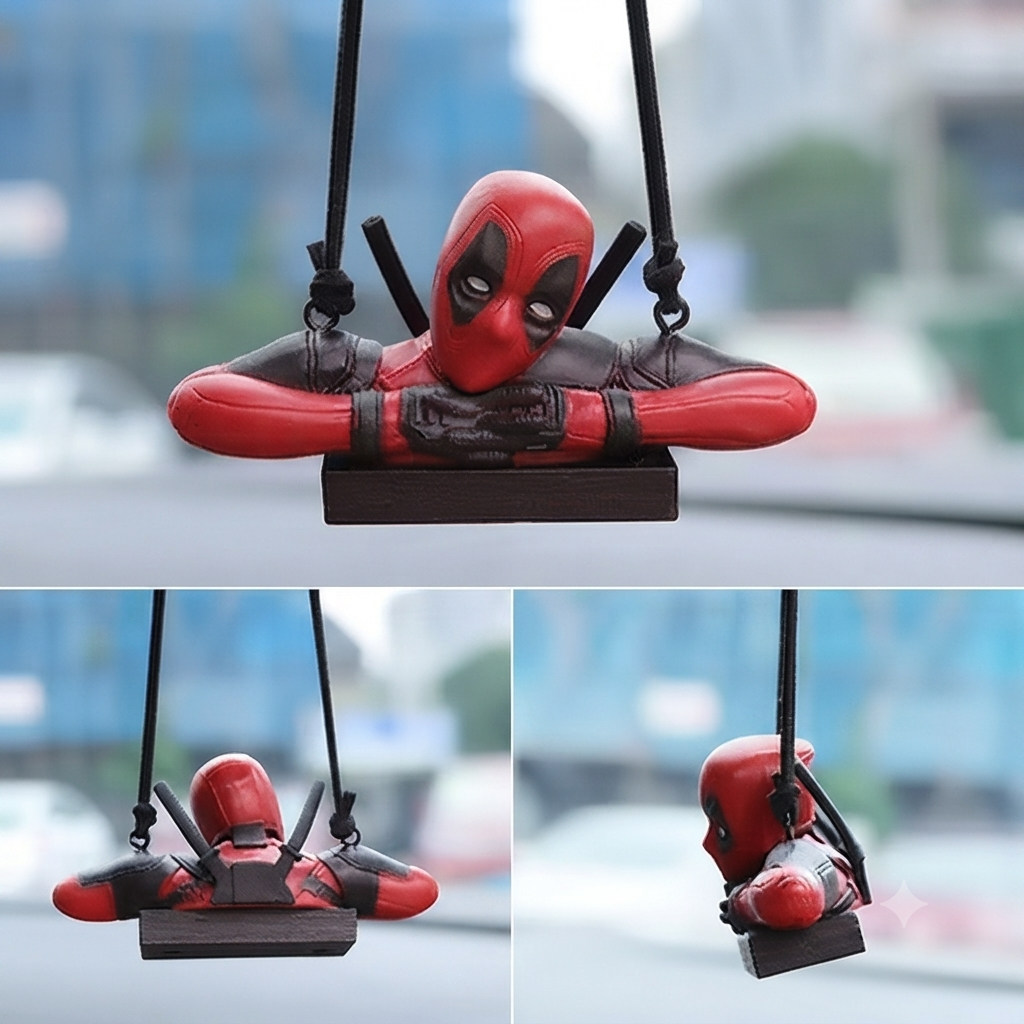 Waiting Deadpool Car Hanging Pendant - Image 2