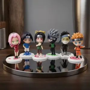 6-Piece Naruto Chibi Mini Collectible Set