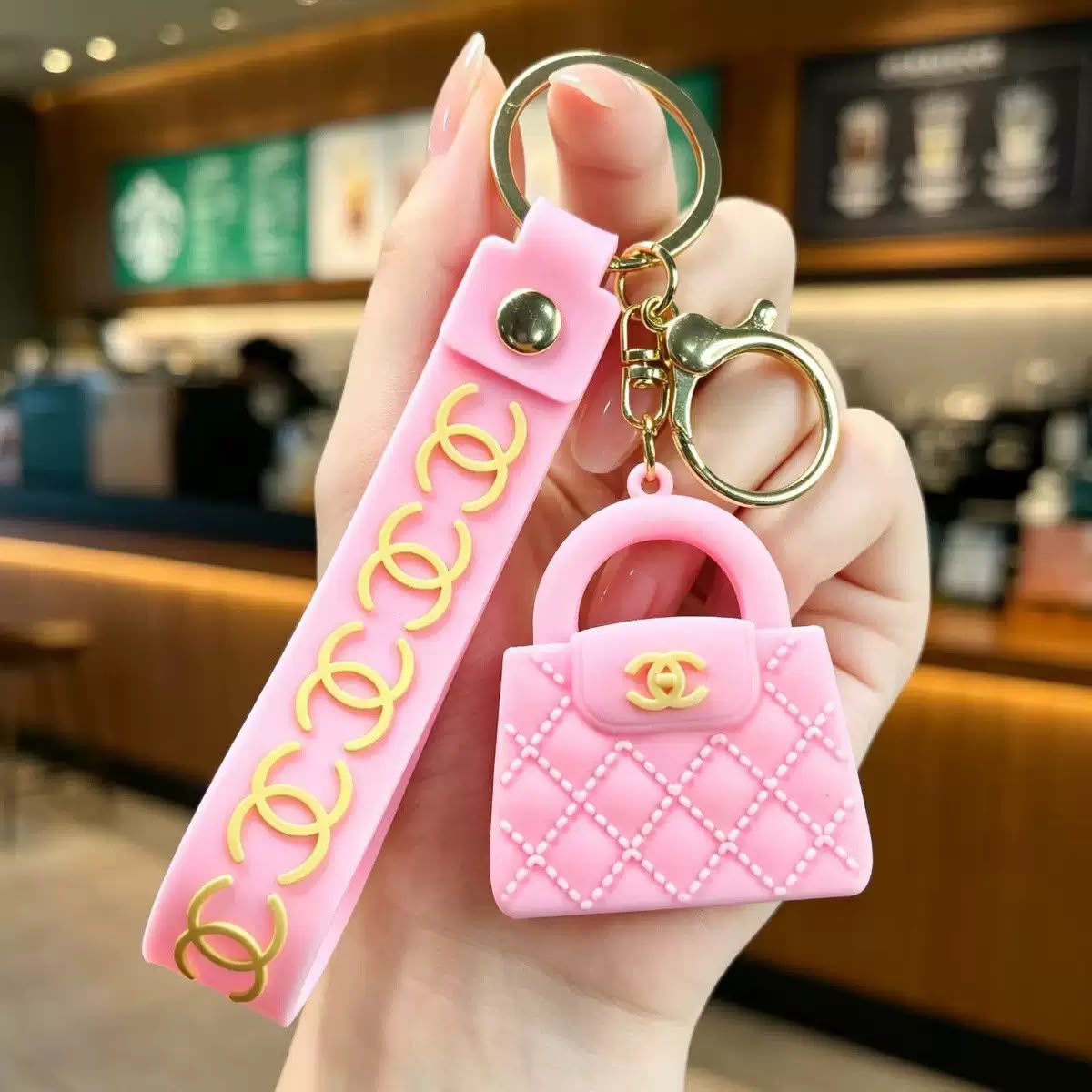 Chanel Mini Bag Keychain - Image 4