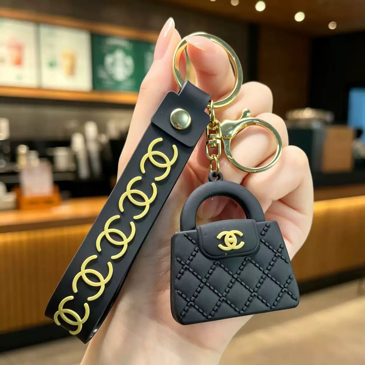 Chanel Mini Bag Keychain - Image 6