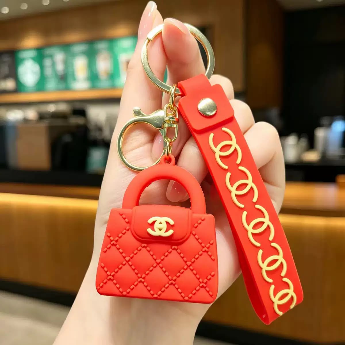 Chanel Mini Bag Keychain - Image 9