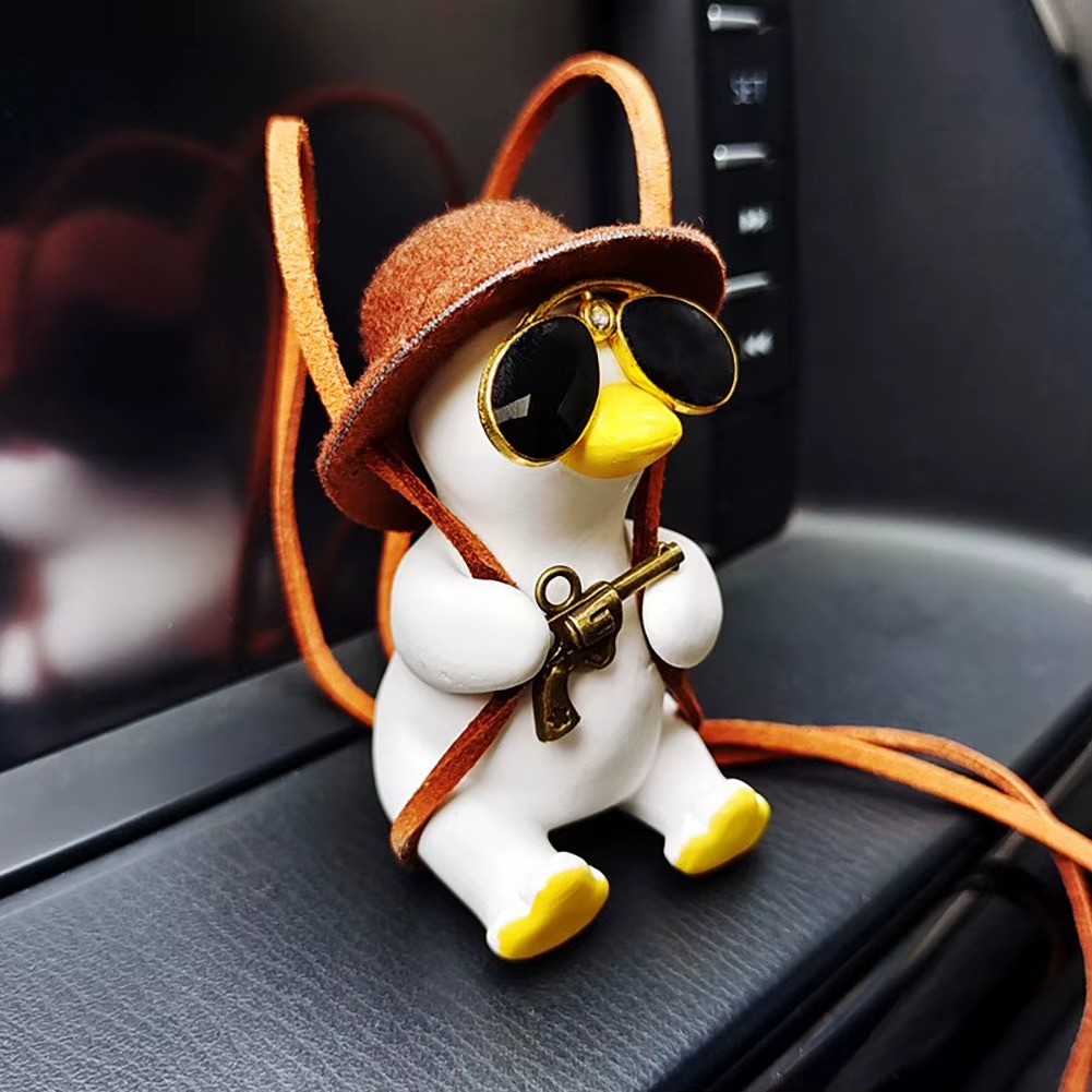 Cool Duck with Sunglasses Car Hanging Pendant - Image 3