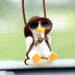 Cool Duck with Sunglasses Car Hanging Pendant