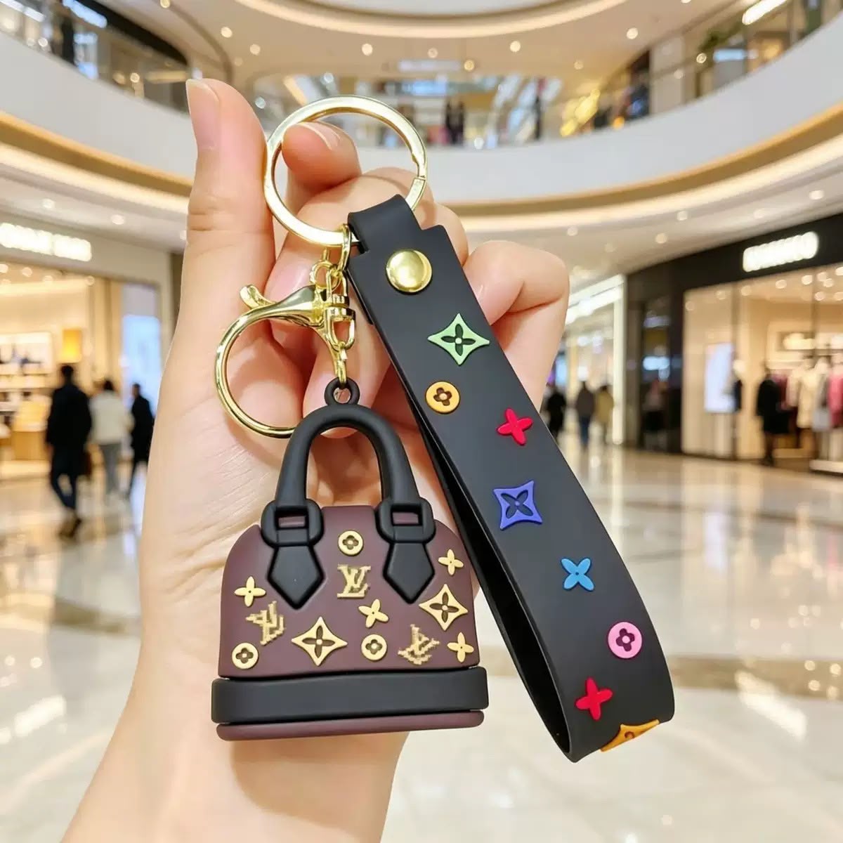 LV Mini Bag Keychain - Image 6