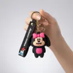 Puffy Minnie Mouse Keychain