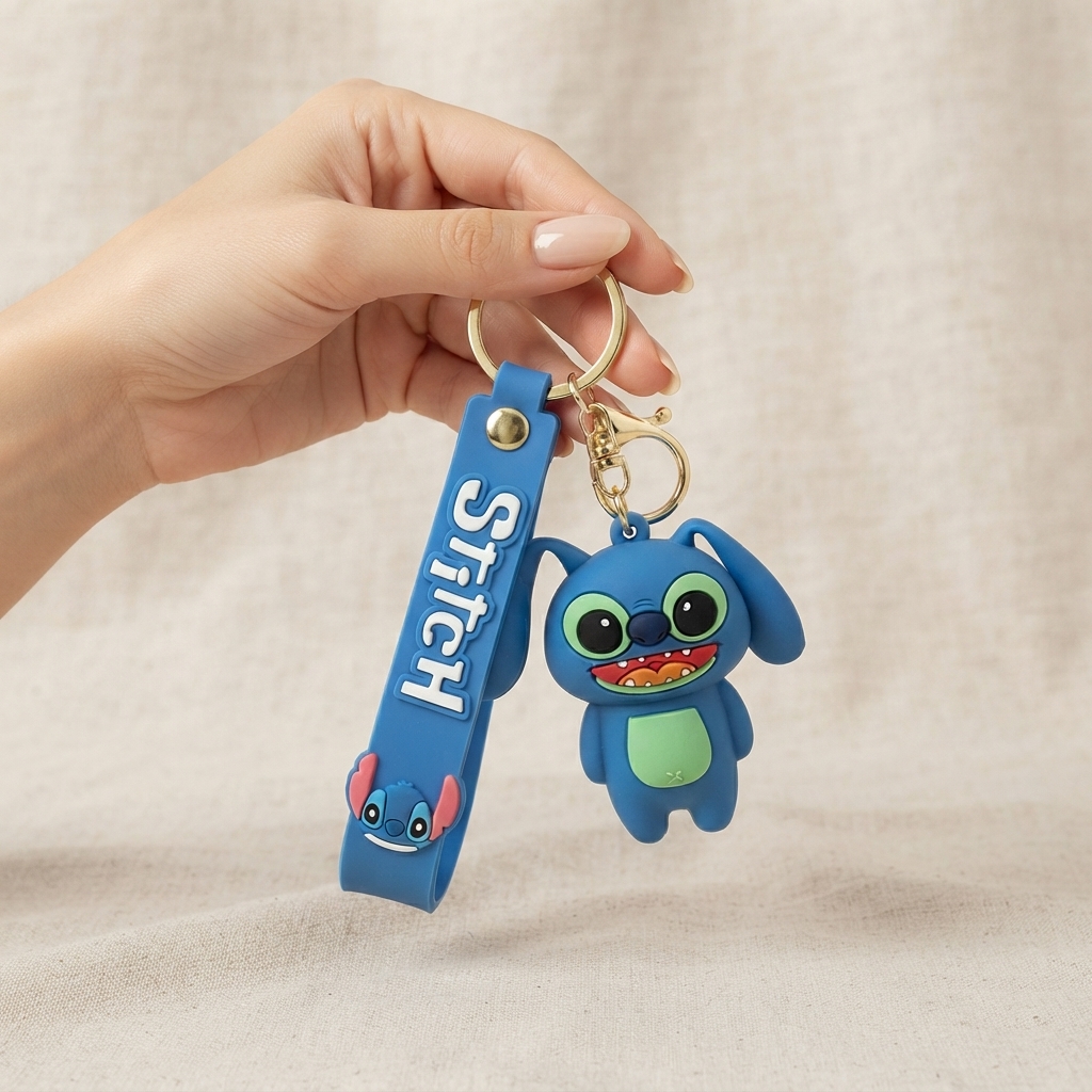 Puffy Stitch Keychain - Image 2