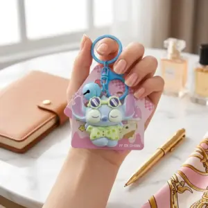 Stitch Summer Outfit Keychain