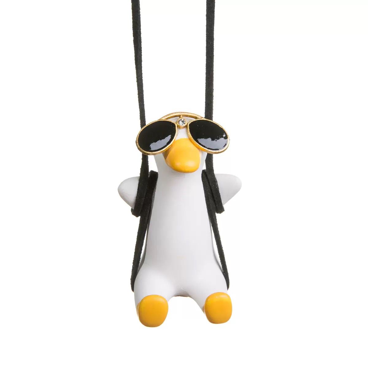 Swinging Duck with Sunglasses Car Pendant - Image 9
