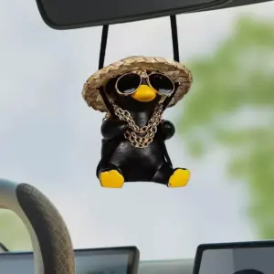 Black Duck Car Hanging Pendant
