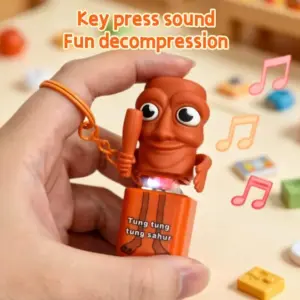 Tung Tung Sahur Sound Keychain